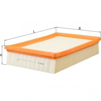Filtro de aire MAHLE ORIGINAL LX 417 con diseño optimizado para una filtración eficiente, alta capacidad de retención de partículas, fabricado con materiales de calidad para garantizar durabilidad y rendimiento, compatible con una amplia gama de vehí
