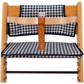 Cojín Jyoko para Trona Stokke Tripp Trapp, adaptable a cada etapa, compatible con Stokke Tripp Trapp, diseño Vichy