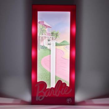 Barbie Doll Display Case Lamp with Interchangeable Scenes, 34 cm