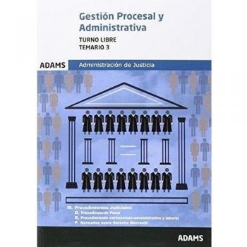Temario 3 Gestión Procesal y Administrativa, turno libre