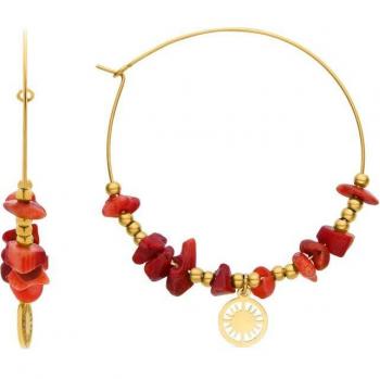 Pendientes Luxenter Africa de Moda Aleación con Baño en Oro Amarillo