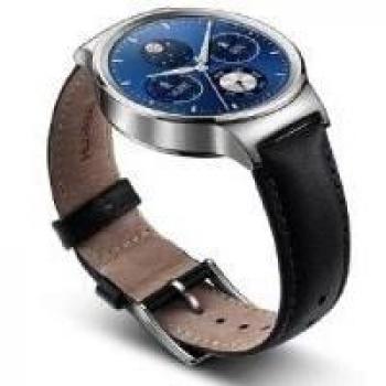 Huawei Watch Classic acero fino plata con Lederarmband negro