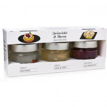 Bubub Mermelada - Zambombazo de Glamour Ideal para patés y foies - 3 frascos de 77 gr - Total: 231 gr