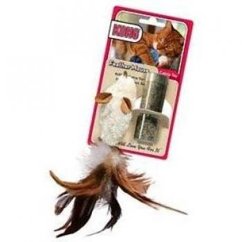 Juguete Gato Ratón con Pluma Kong NM42