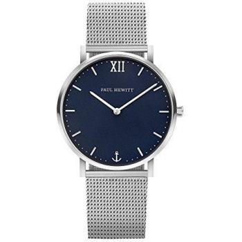 Reloj Unisex Paul Hewitt Sailor Line Acero Inoxidable con Cadran Azul 36mm PH-SA-S-ST-B-4M