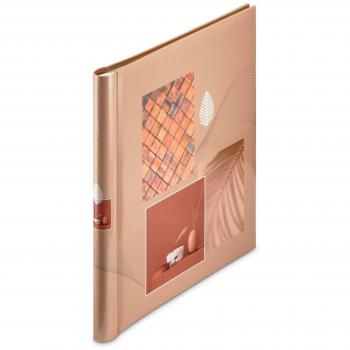 Hama Álbum Autoadhesivo Singo II, 30 x 30 cm, 20 Páginas Blches, Terracota y Hama Singo II álbum de foto y protector Marrón 40 hojas 10 x