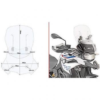 GIVI AF5127 AIR STREAM CUPOLINO PARABREZZA SCORREVOLE PER APTO PARA BMW F 850 GS 2018