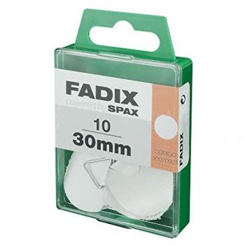 Caja M 10 unid. Colgante Autoadhesivo 30mm FADIX, multicolor