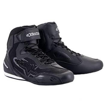 Alpinestars Zapatillas de Moto Faster-3 Rideknit Negro-Gris Oscuro 48