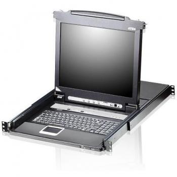 Conmutador KVM ATEN CL5708N 1U, Montaje en Rack, Pantalla LCD, USB, Temperatura de Operación: 0-50 °C