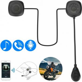 Auriculares inalámbricos estéreo 5.0 para casco de motocicleta con manos libres y altavoz