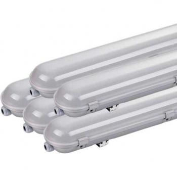 Tira de Luz LED Impermeable IP65 150cm 55W 120° - Pack de 5 / Blanco Frío 6000K - 8000K