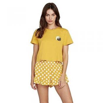 Volcom Newdles Short Pantalón Corto, Mujer, Dot, M