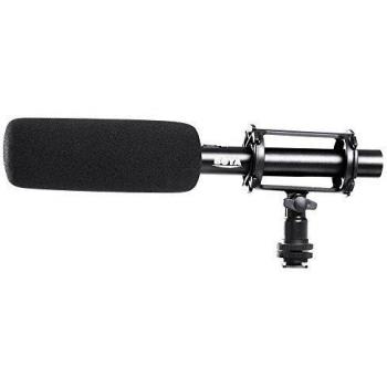 Boya BY-PVM1000 micrófono condensador XLR para DSLR Negro