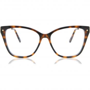 Gafas Cat Eye Armazón Completo de Plástico Tortoiseshell para Mujer - Gafas Recetadas Anti-Azules - SmartBuy Collection