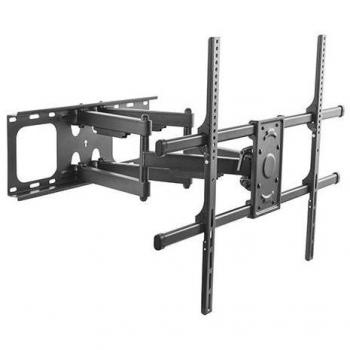 Soporte de Pared para TV/Monitor 60-100 VESA 800x600 hasta 75kg con extensión y movimiento horizontal y vertical, color negro
