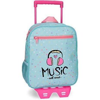 ROLL ROAD Music Mochila preescolar con carro