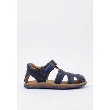Sandalias Camper Sella Hypnos 80372-064 de piel para niño en color azul marino