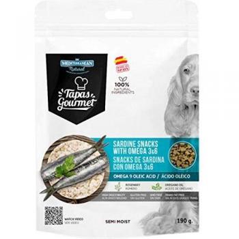 TODOPETS Snacks Tapas Gourmet De Sardina 190gr