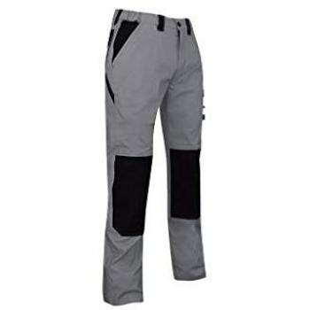 Pantalón de Trabajo Plutón Elastano Gris-Negro T-50