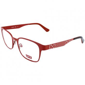 Levi's LS2539 036 Armazones para Mujer Rojas, Lentes Recetadas Para Mujer Rojos, Gafas Recetadas para Mujer Rojas