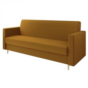 Sofá-cama Memphis 136 con caja de ropa de cama, dimensiones 217x98x88cm, modelo Kronos 01
