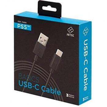 FR-TEC - Cable USB-C para Playstation 5, 3 metros