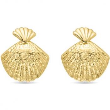 Pendientes Luxenter Hovia acabados en oro amarillo de 18k