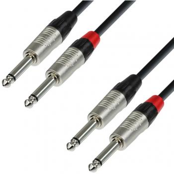 Cable de audio Rean 2 Jacks 6,3mm Mono 6m Adam Hall