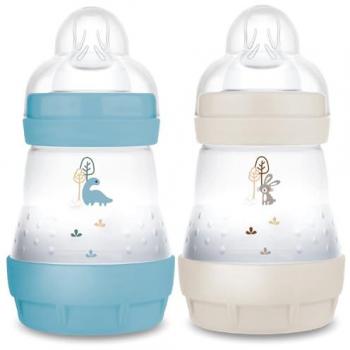 Biberón MAM Easy Start Anti-Cólico 160ml - Lot de 2 (Océano + Arena)