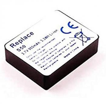 Batería para cámara Rollei Actioncam S50, Ion de Litio, 3,7 V, 900 mAh, 3,3 WH.