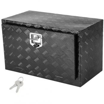 VEVOR Heavy Duty Aluminum Underbody Truck Tool Box, 30 x 17 x 18, Waterproof Pickup Storage with Lock and Keys