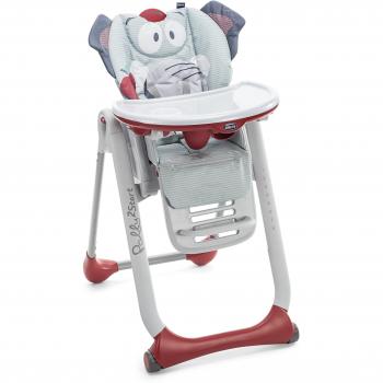 Chicco Polly 2 Star - Trona divertida y compacta, para niños de 0 a 3 años, diseño elefante