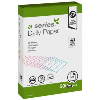 PAPEL MULTIFUNCION A4 (5x500H.) DAILY - Paquete de 2500 hojas de papel tamaño A4 para uso diario