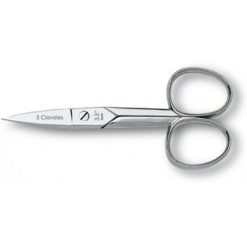 3 Claveles - Tijera Uñas Curva de 11.5 cm