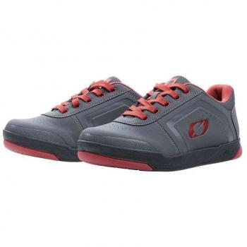 Oneal Zapatillas MTB Pinned Flat Pedal V.22 - Gris Rojo (Tamaño 45)