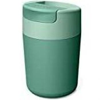 Sipp™ de Joseph Joseph, Taza de viaje con tapa abatible, Verde