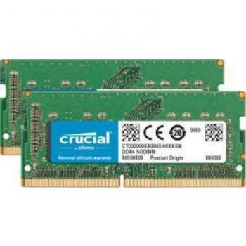 Crucial 16GB Kit (2 x 8GB) DDR4-2400 SODIMM Memory CT2K8G4SFS824A