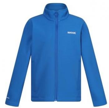 Regatta Junior Cera Windproof Water-repellent Softshell Jacket for Kids, Oxford Blue, Size 5-6 Years