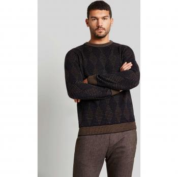 Bugatti Round-neck Knitwear Brown Female Size XL