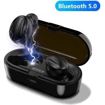 Auriculares inalámbricos TWS Bluetooth 5.0, cascos impermeables MiNi para juegos, estéreo HiFi y deportivos