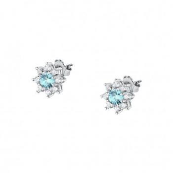 Pendientes de Mujer en Plata 925% Reciclada con Circonitas - Colección Tesori - Modelo SAIW189