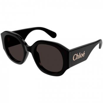 Chloé Black Grey Sunglasses Model Ch0234S, Unisex, Size: 53 MM