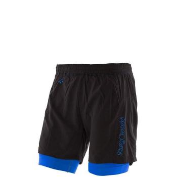 Trangoworld TIERZ Pant. Corto, Hombre, Negro/Azul Oscuro, M
