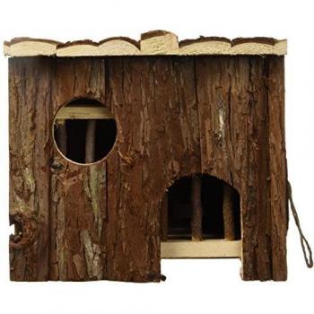 Living World 61506 Rodent House in Tree House Design with Extra Pull-Out Compartment