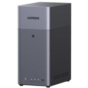 Disco Duro NAS Externo Ugreen DH2300 60TB USB 3.2 RAID Ultra HD 4K 2 Bahías