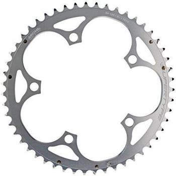 Miche PL13051AG-Plato para Bicicleta 130 mm, Color Plateado