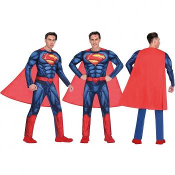 Disfraz de Superman para Adulto DC Comics - Traje Completo con Capa