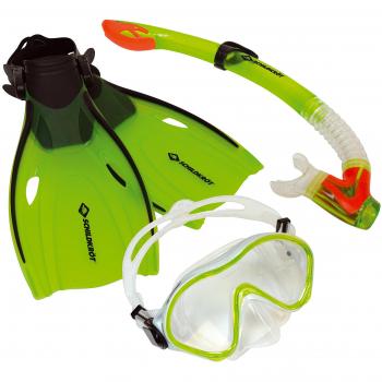 Conjunto de Esnórquel Junior SCHILDKRÖT® Bermuda - 3 Piezas, Talla L/XL, Unisex, Verde