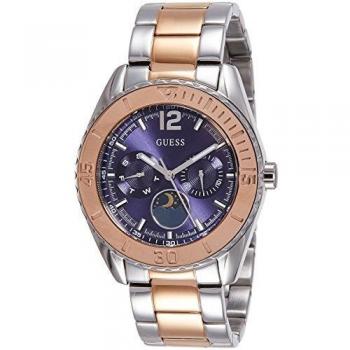 Guess Reloj Analógico para Mujer de Cuarzo con Correa en Acero Inoxidable W0565L3